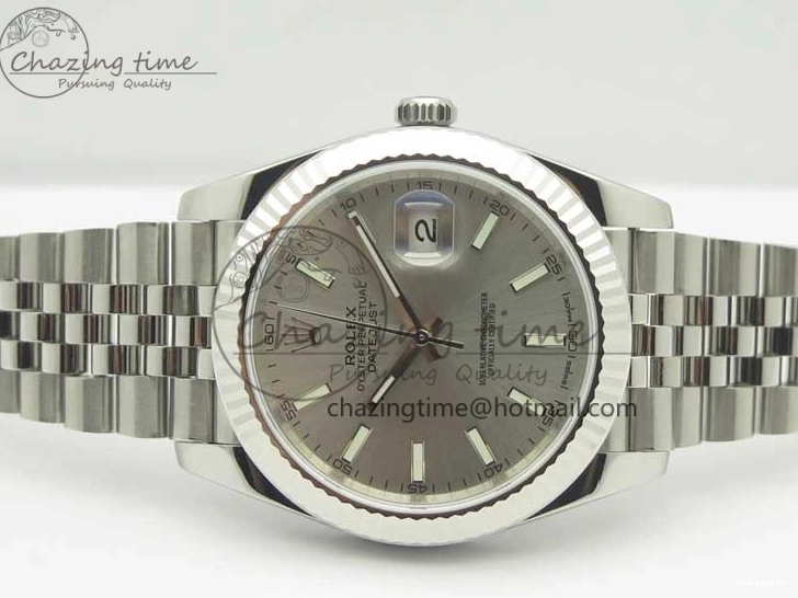 Best A3235 Dial 1:1 126334 41 SS V2 Jubilee Markers Stick Clone Silver REF on Bracelet DateJust Edition 0512
